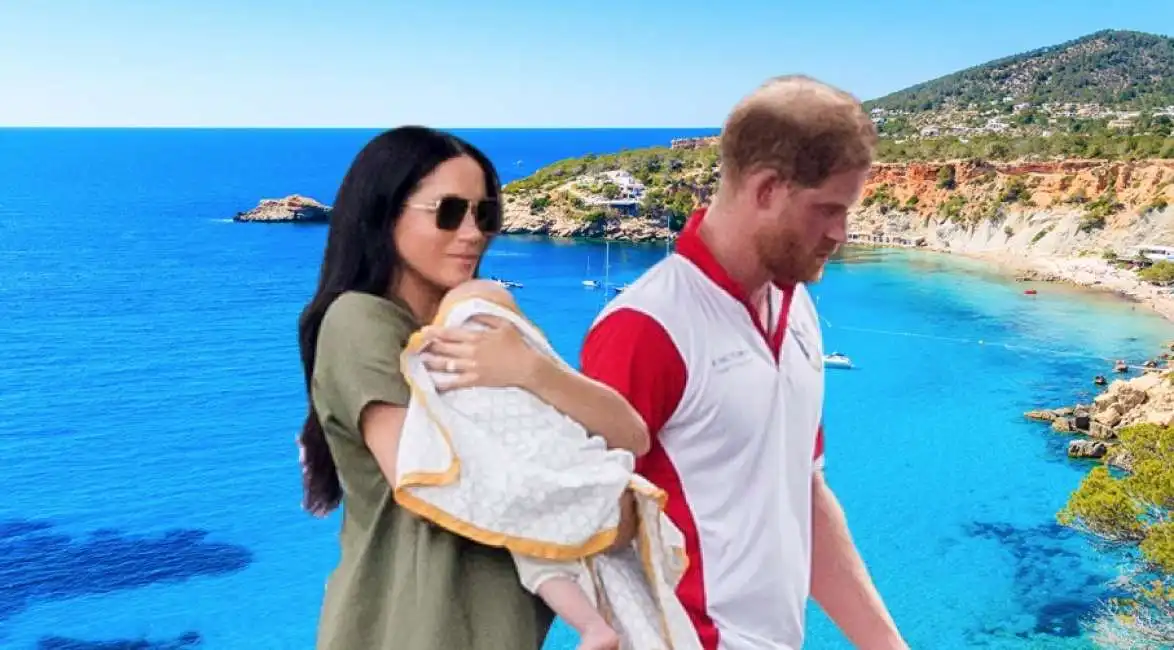 meghan harry archie ibiza