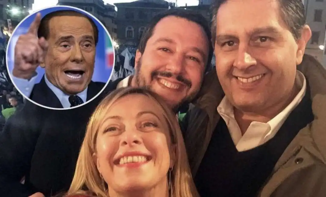 toti salvini berlusconi meloni