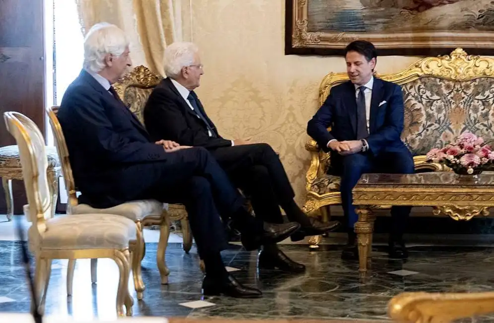 ugo zampetti sergio mattarella giuseppe conte