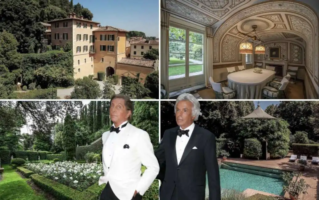 valentino e giancarlo giammetti villa la vagnola