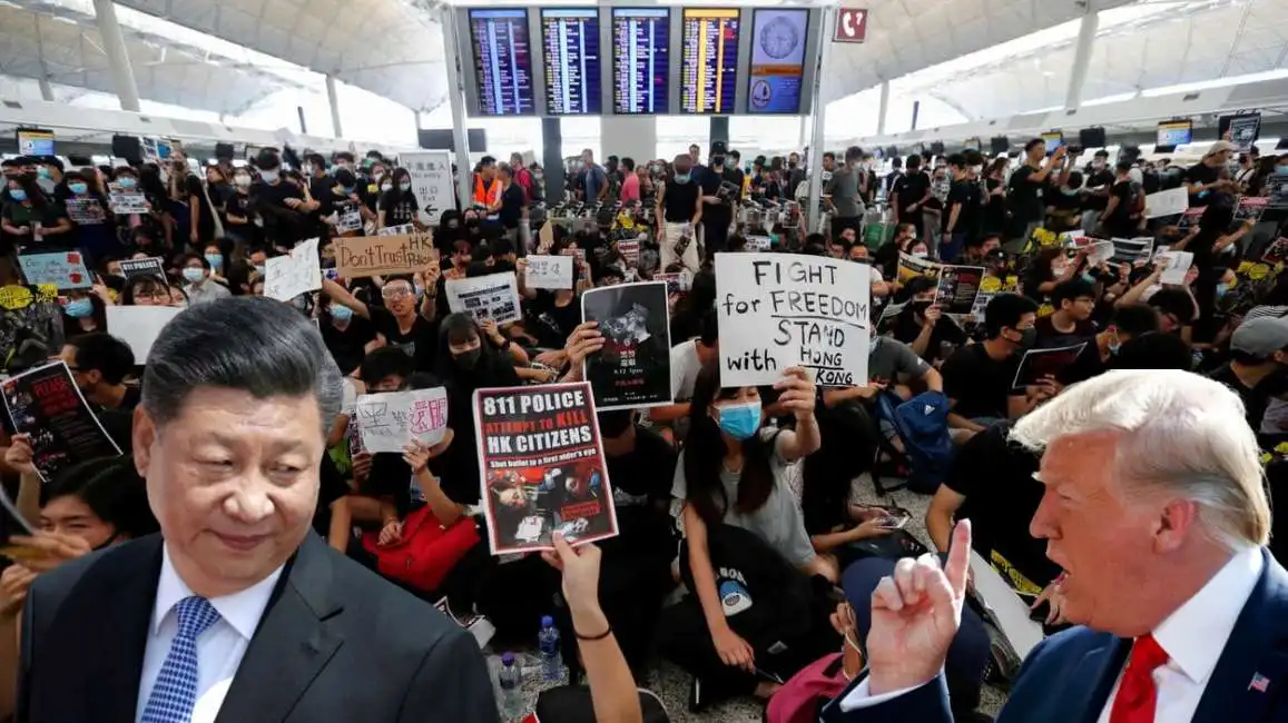 xi jinping donald trump hong kong