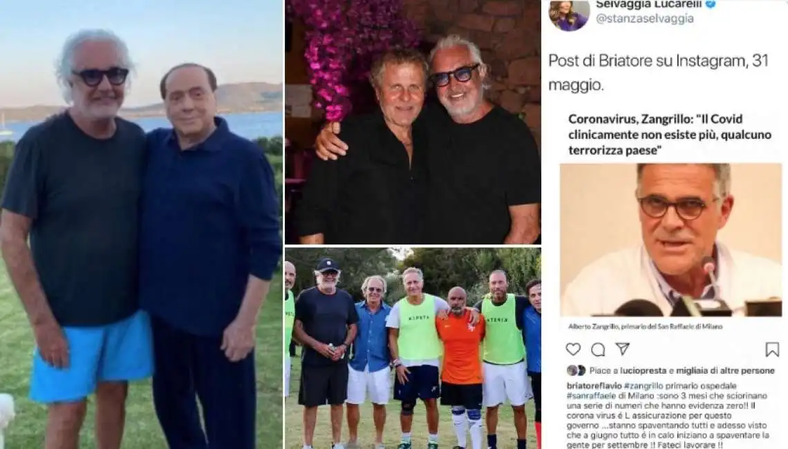 flavio briatore zangrillo berlusconi