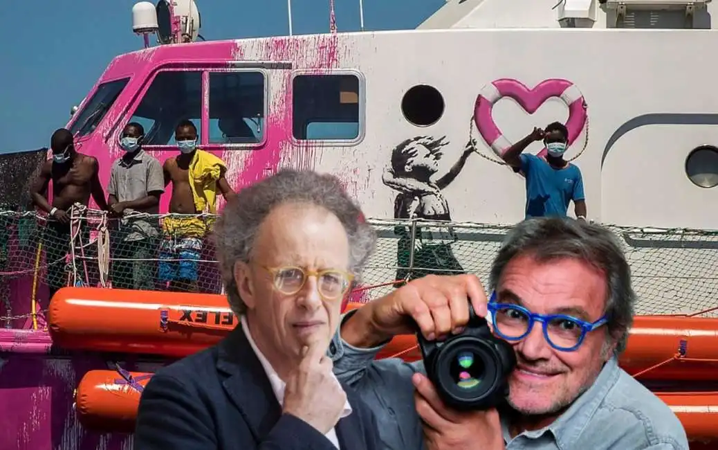 gherardo colombo oliviero toscani louise michel banksy