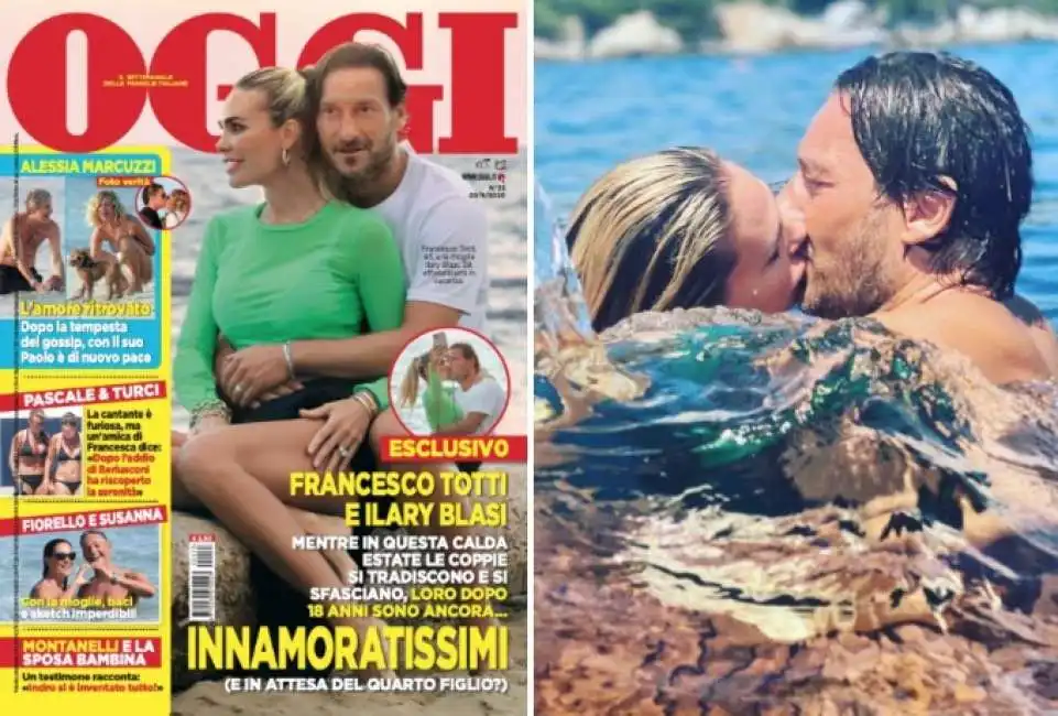 ilary blasi francesco totti oggi