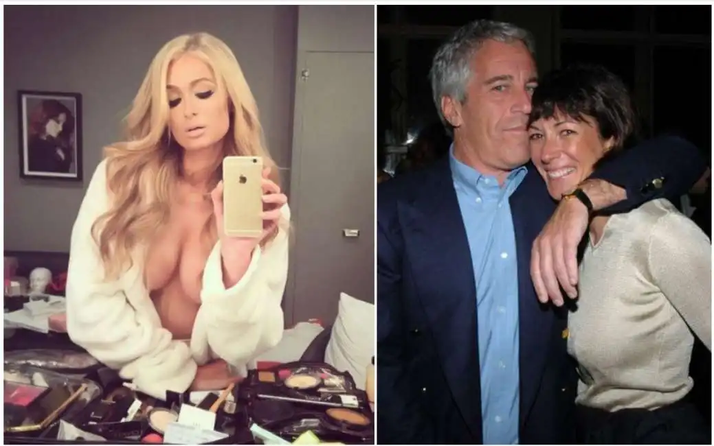 paris hilton jeffrey epstein ghislaine maxwell 