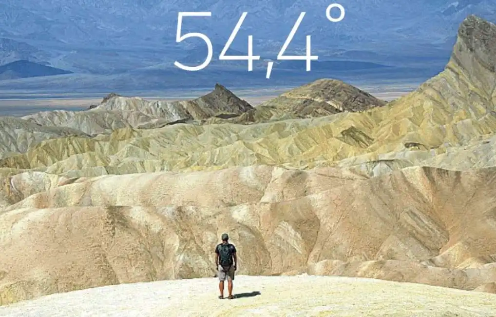 temperatura record nella death valley