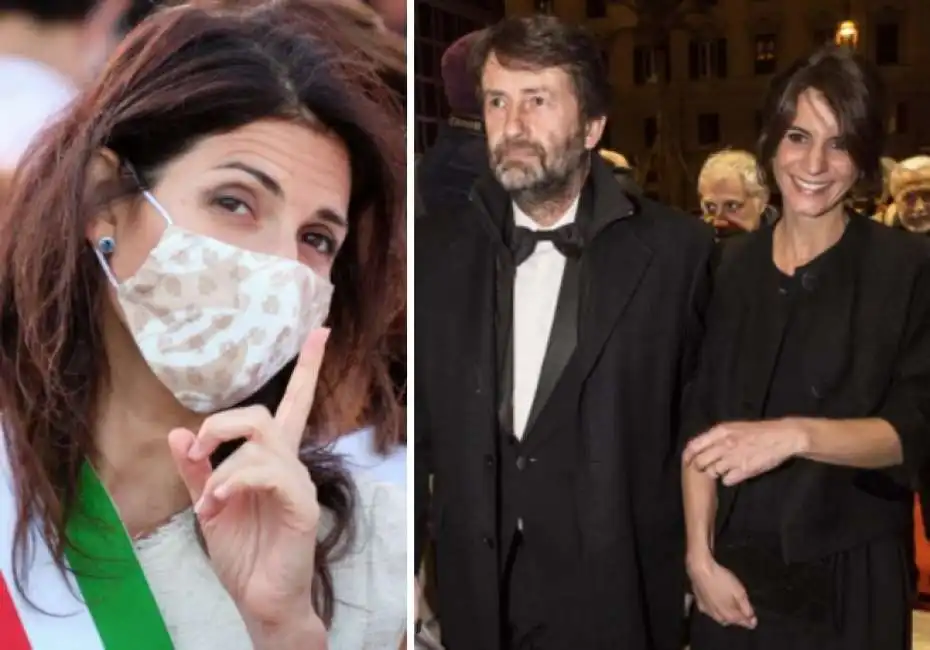 virginia raggi dario franceschini michela di biase