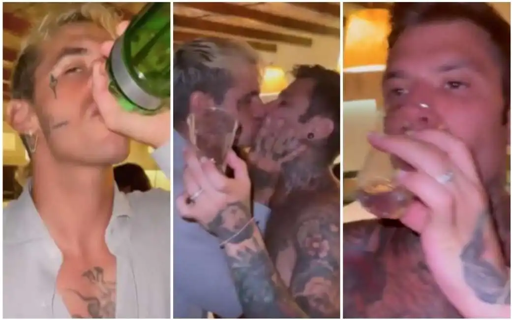 bacio fedez achille lauro