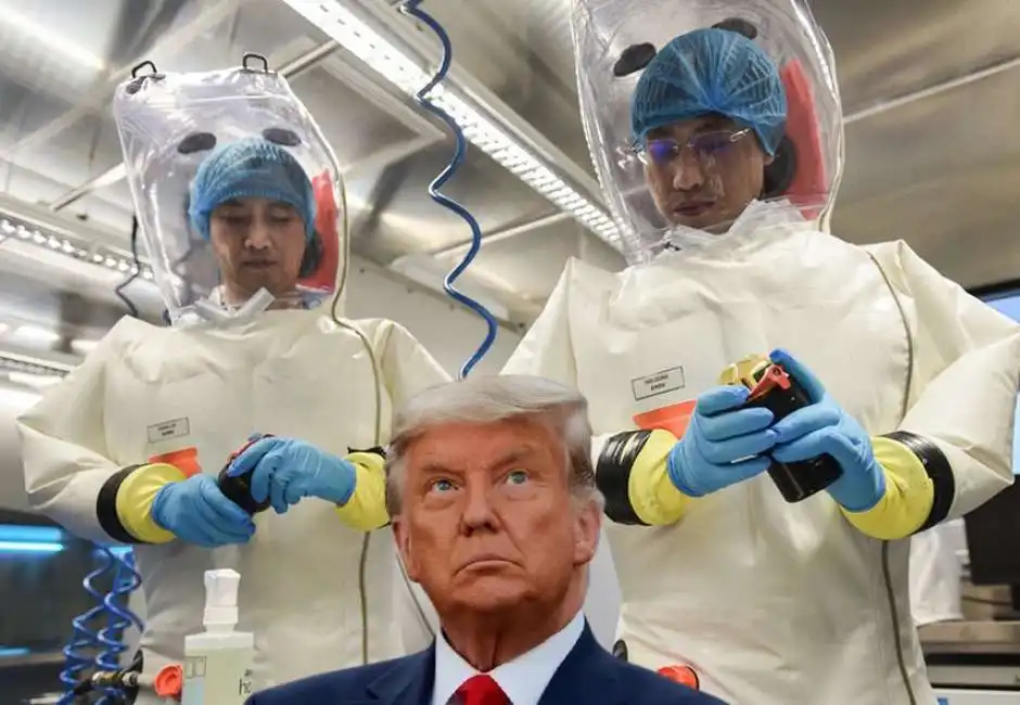 donald trump laboratorio wuhan