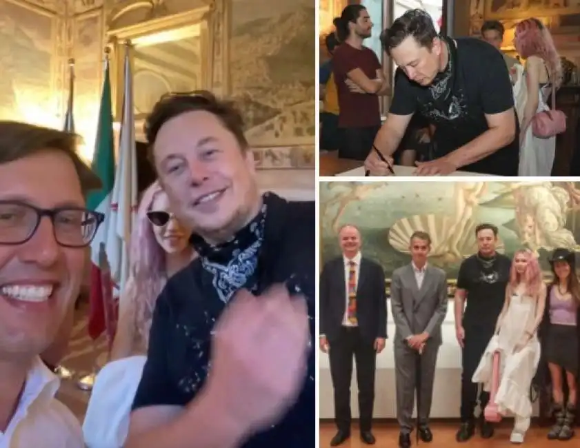 elon musk grimes firenze uffizi