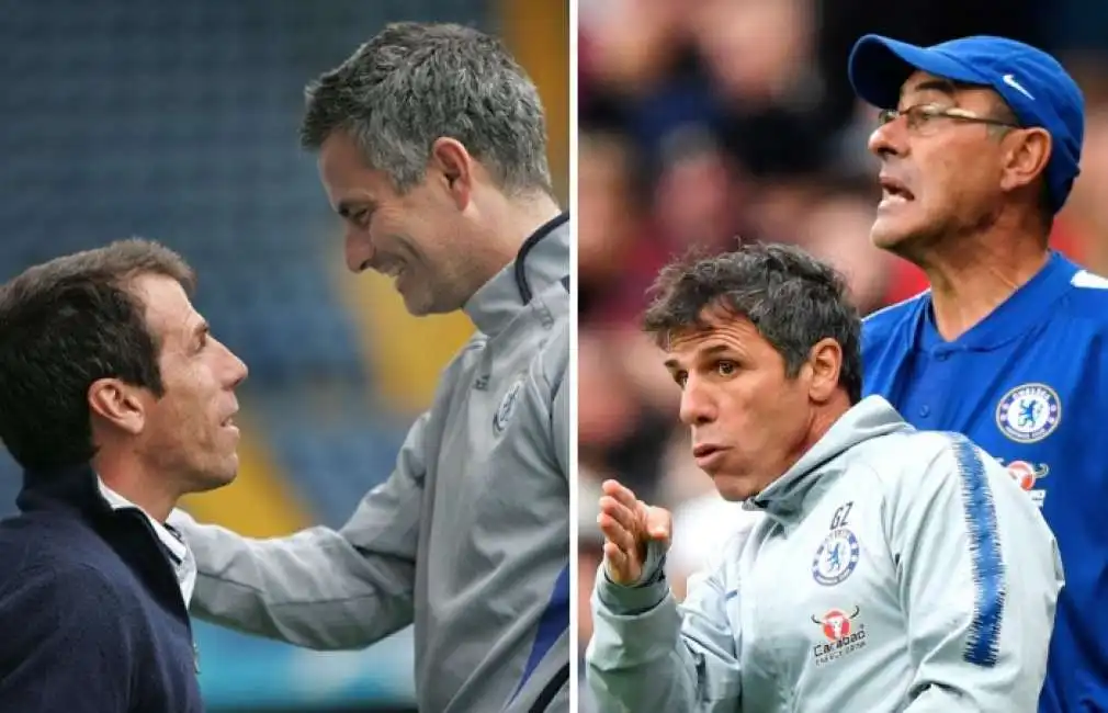 gianfranco zola jose mourinho maurizio sarri