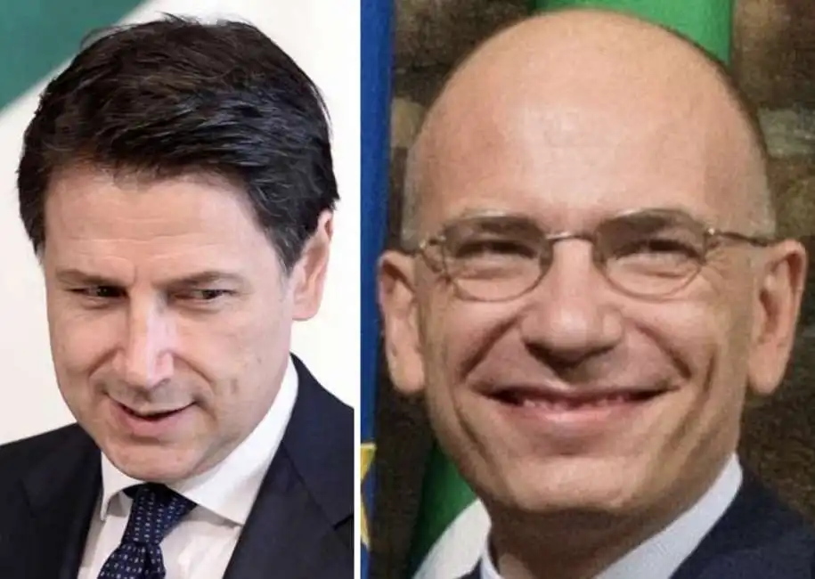 giuseppe conte enrico letta