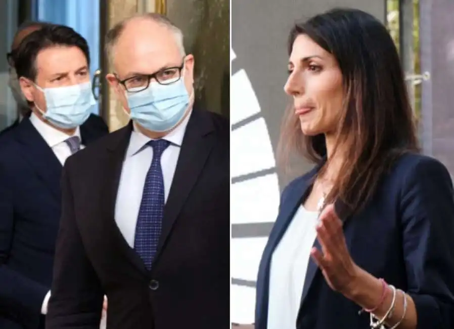 giuseppe conte roberto gualtieri virginia raggi