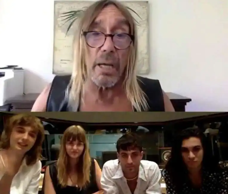 iggy pop e i maneskin 