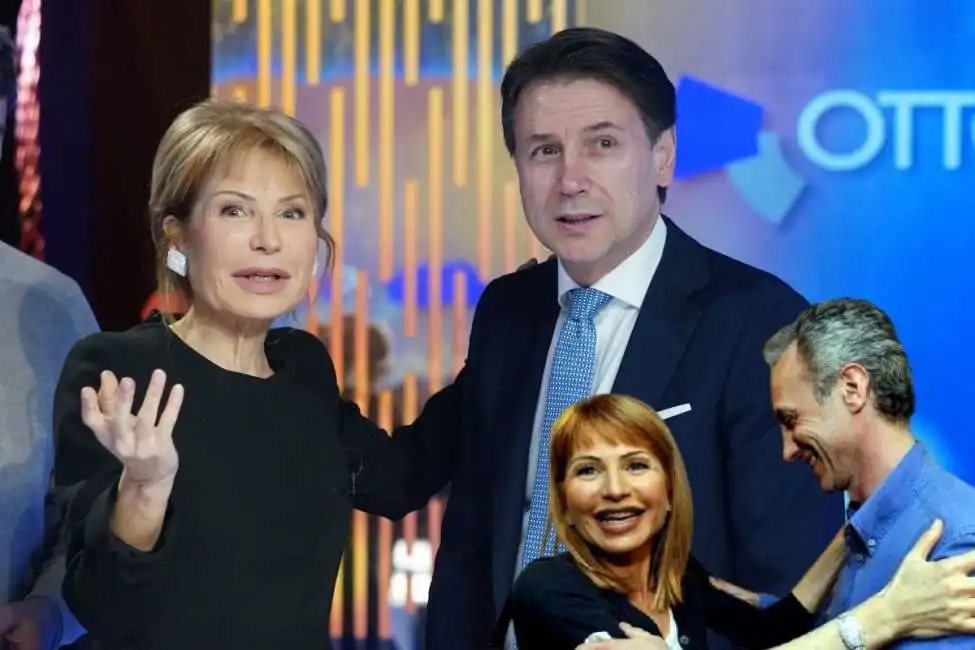 lilli gruber giuseppe conte marco travaglio