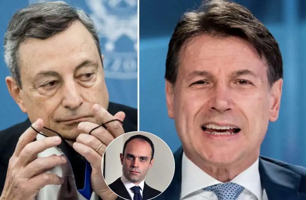 luca di donna mario draghi giuseppe conte