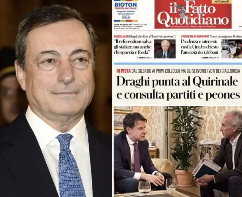 mario draghi marco travaglio il fatto quotidiano 