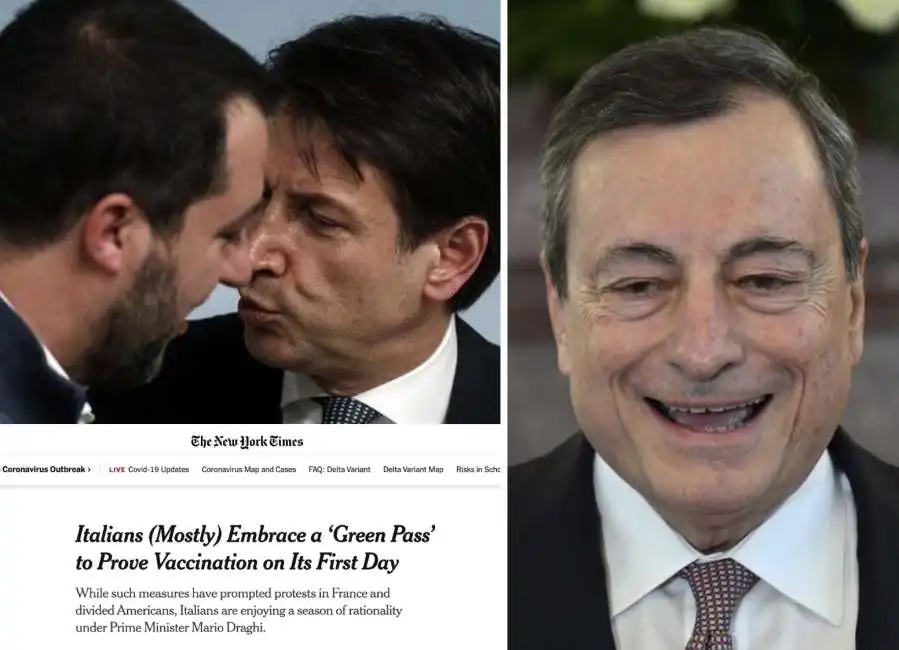 mario draghi giuseppe conte matteo salvini