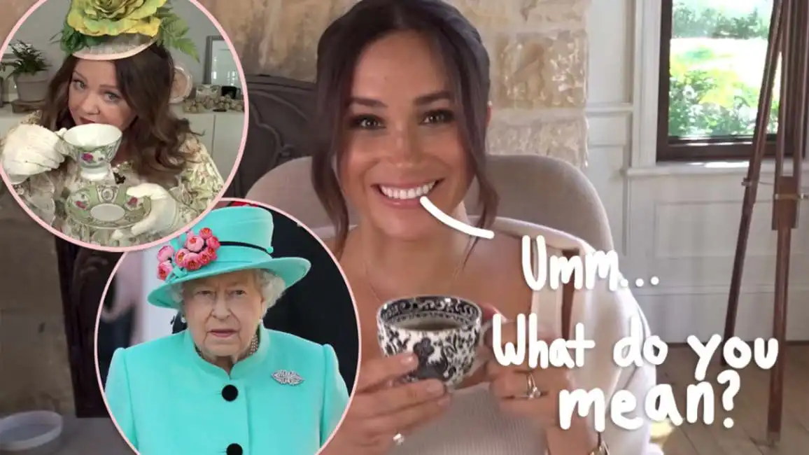 meghan markle melissa mccarthy e la reagina elisabetta