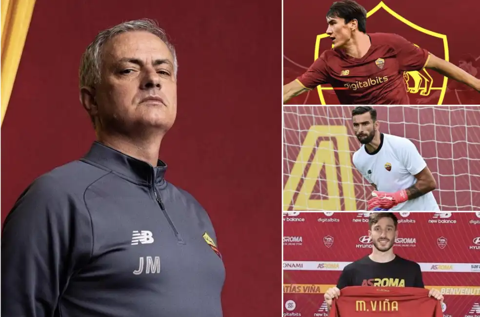 mourinho roma calciomercato vina shomurodov patricio