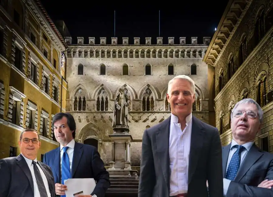 mps monte dei paschi di siena carlo messina giuseppe castagna andrea orcel daniele franco