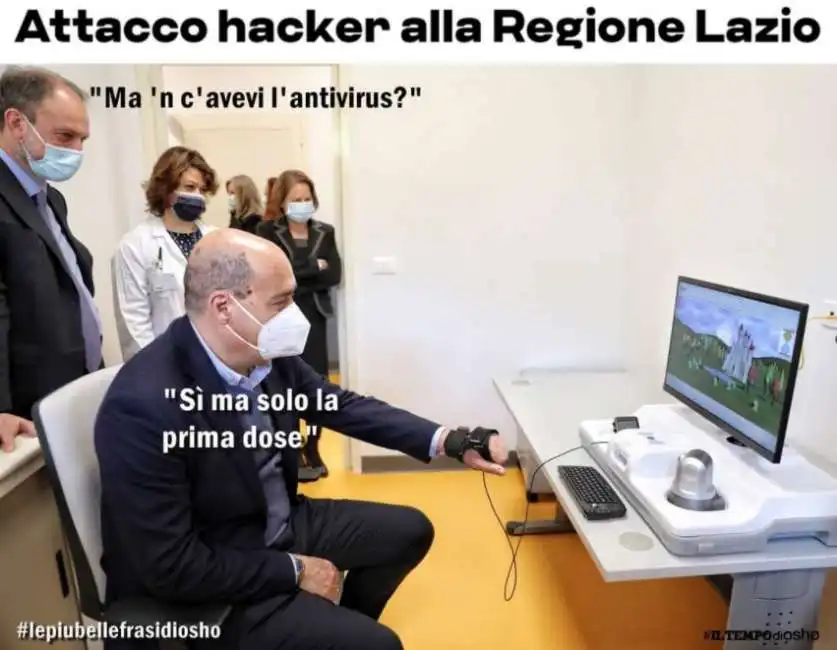 nicola zingaretti hacker regione lazio 