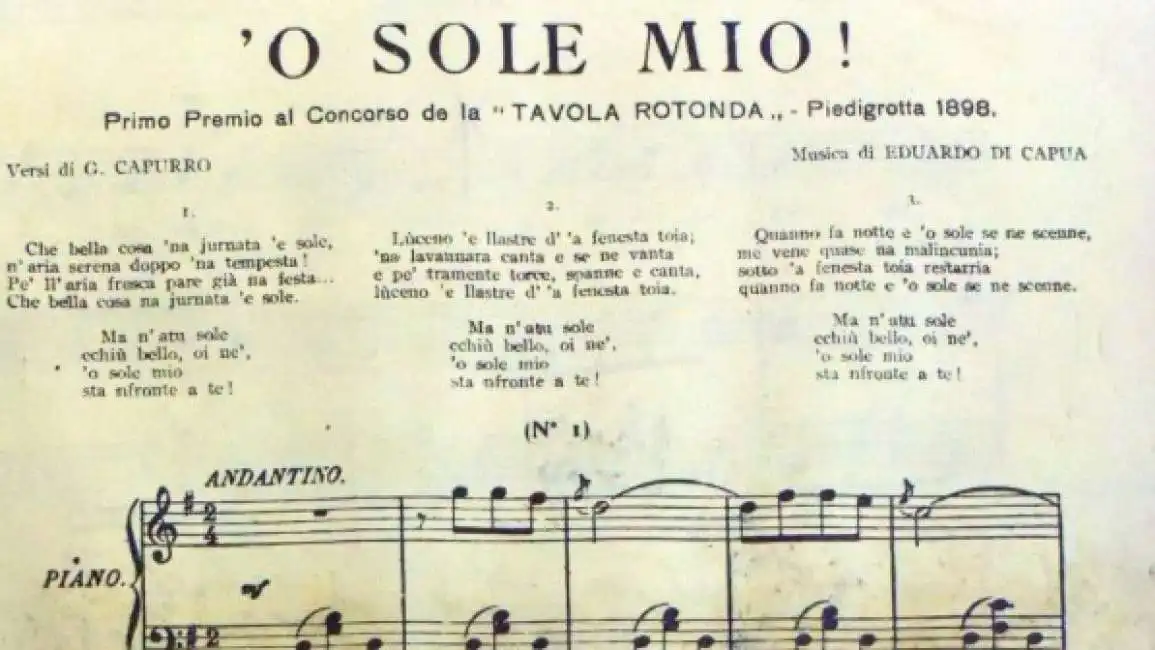 o sole mio