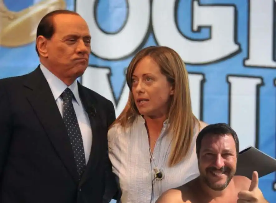 silvio berlusconi giorgia meloni matteo salvini