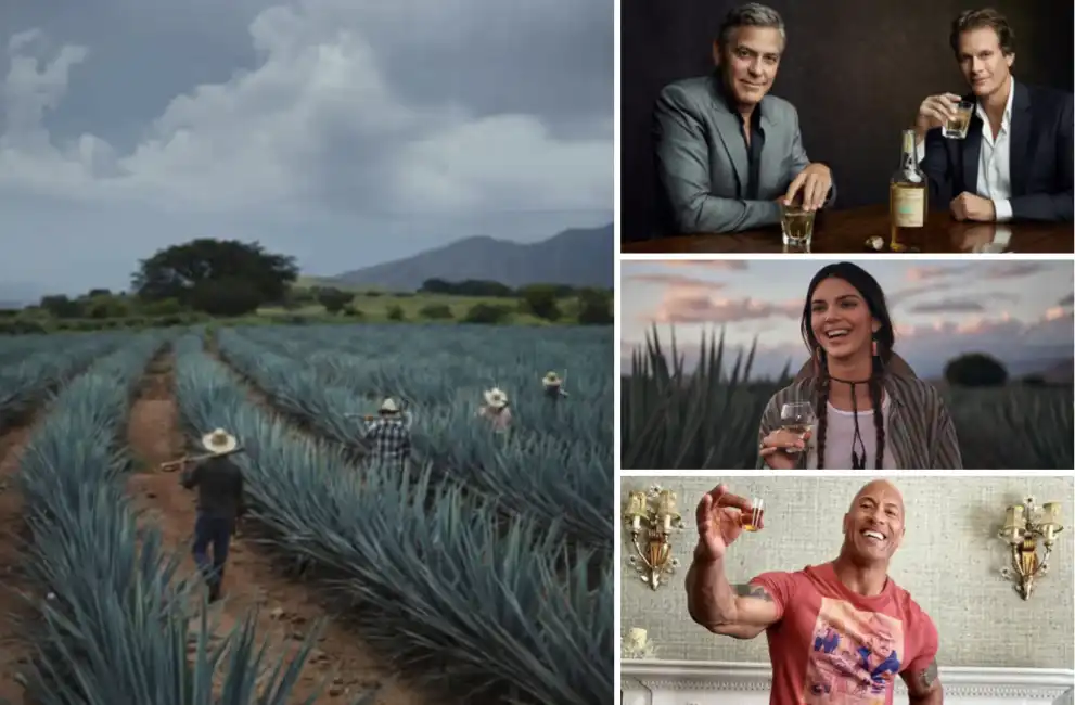 tequila star hollywood clooney the rock kendall jenner