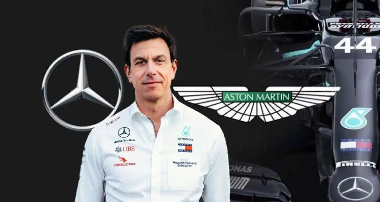 toto wolff mercedes aston martin