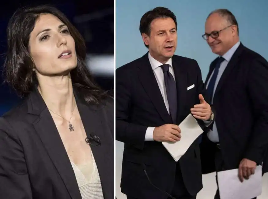 virginia raggi roberto gualtieri giuseppe conte