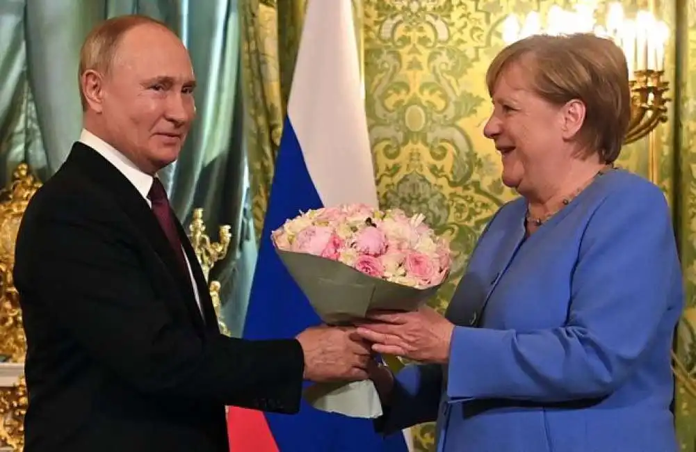 vladimir putin angela merkel 