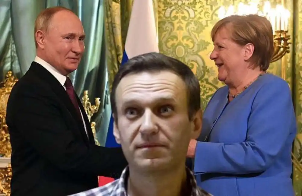 vladimir putin angela merkel alexei navalny