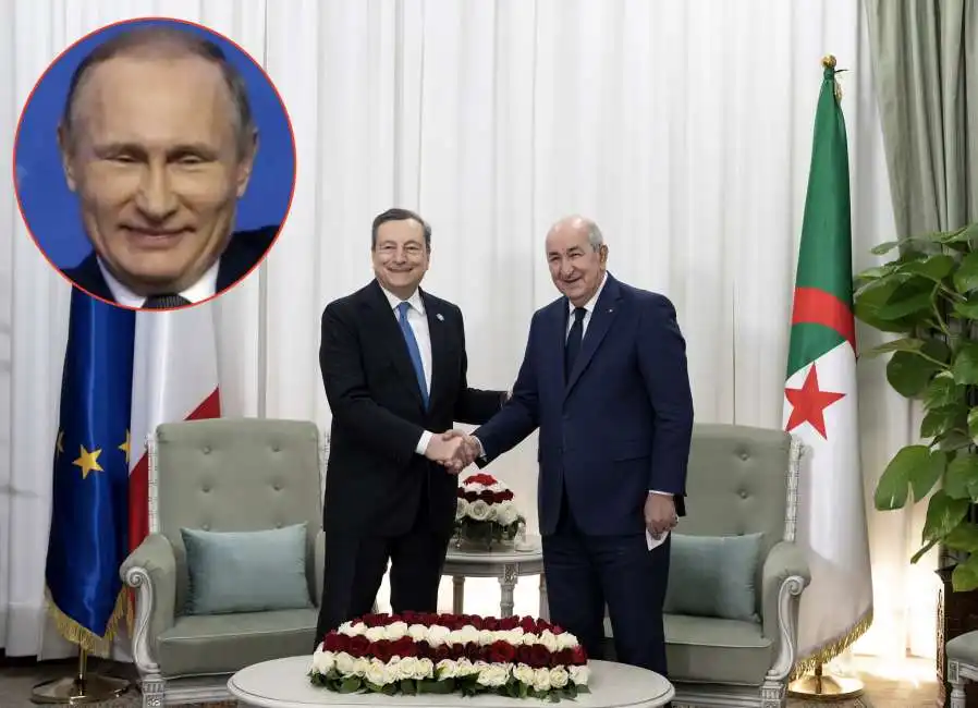 abdelmadjid tebboune mario draghi vladimir putin 