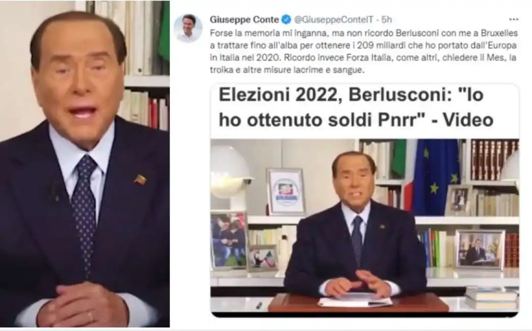 berlusconi conte pnrr