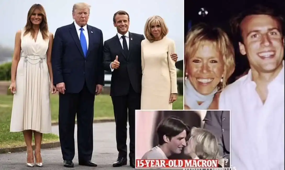 donald trump emmanuel macron 