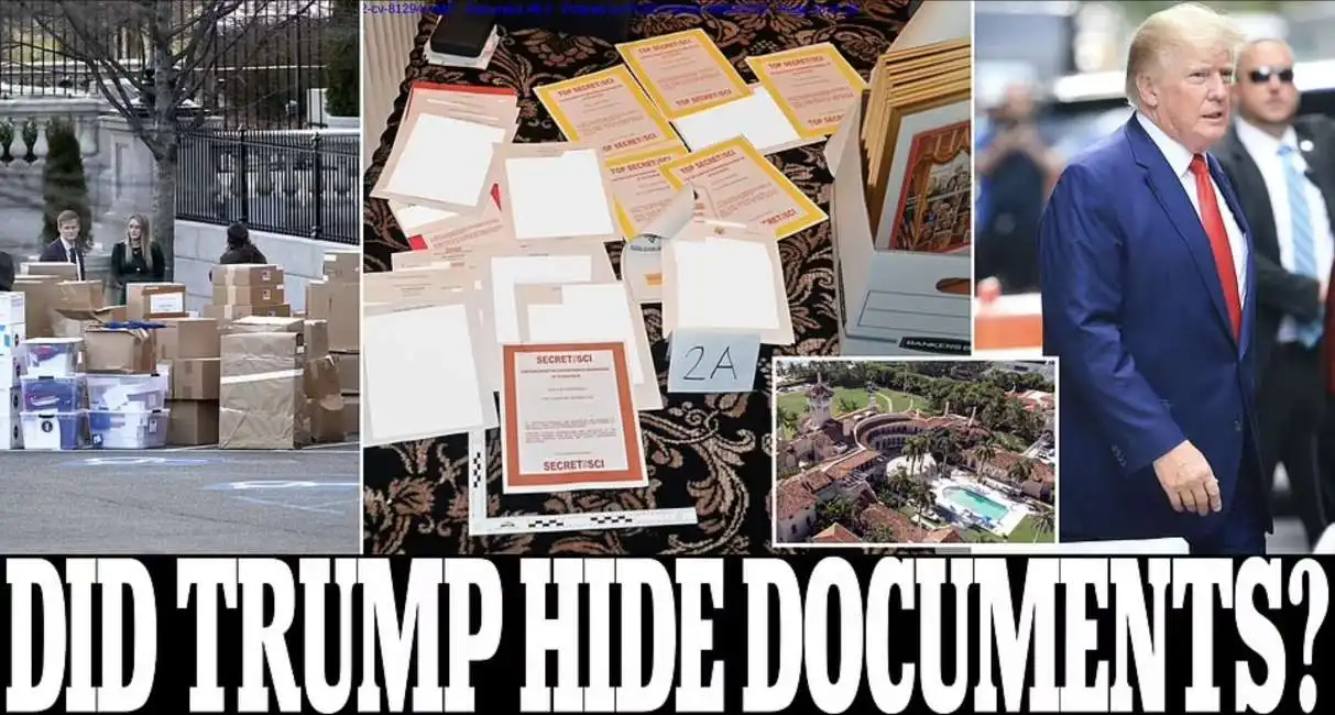 donald trump fbi documenti mar-a-lago