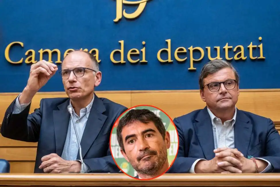 enrico letta carlo calenda nicola fratoianni 