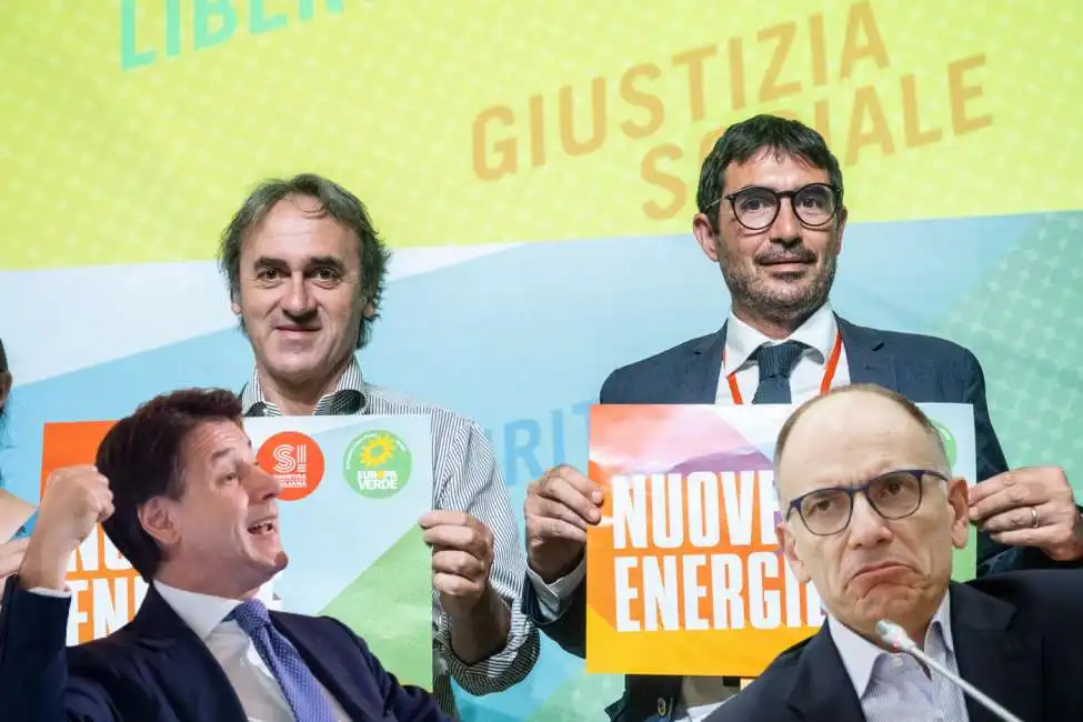 enrico letta giuseppe conte angelo bonelli nicola fratoianni 