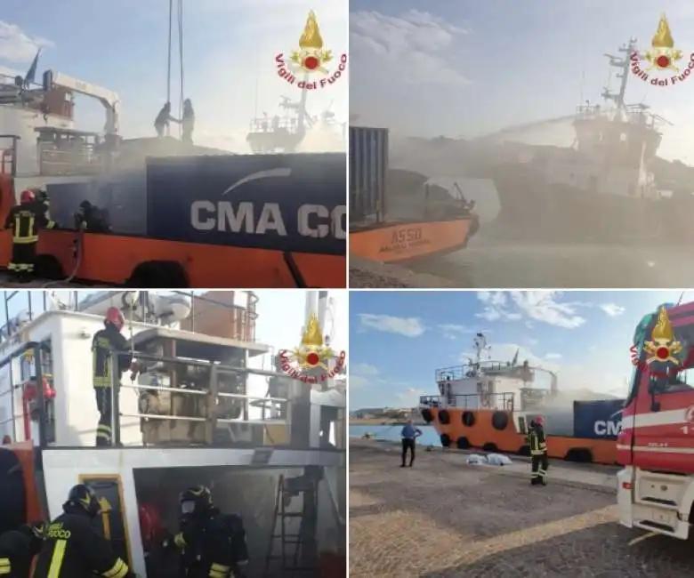 esplosione container nel porto di crotone 