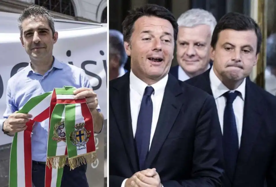 federico pizzarotti carlo calenda matteo renzi 