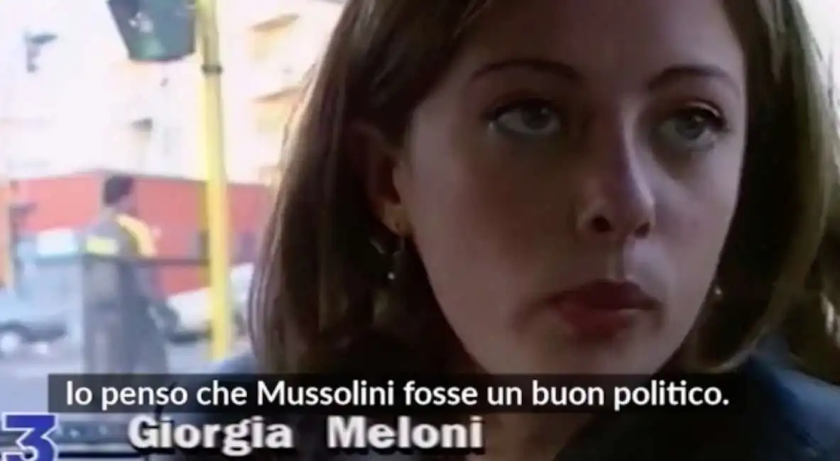 giorgia meloni mussolini