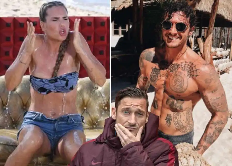 ilary blasi francesco totti cristiano iovino 