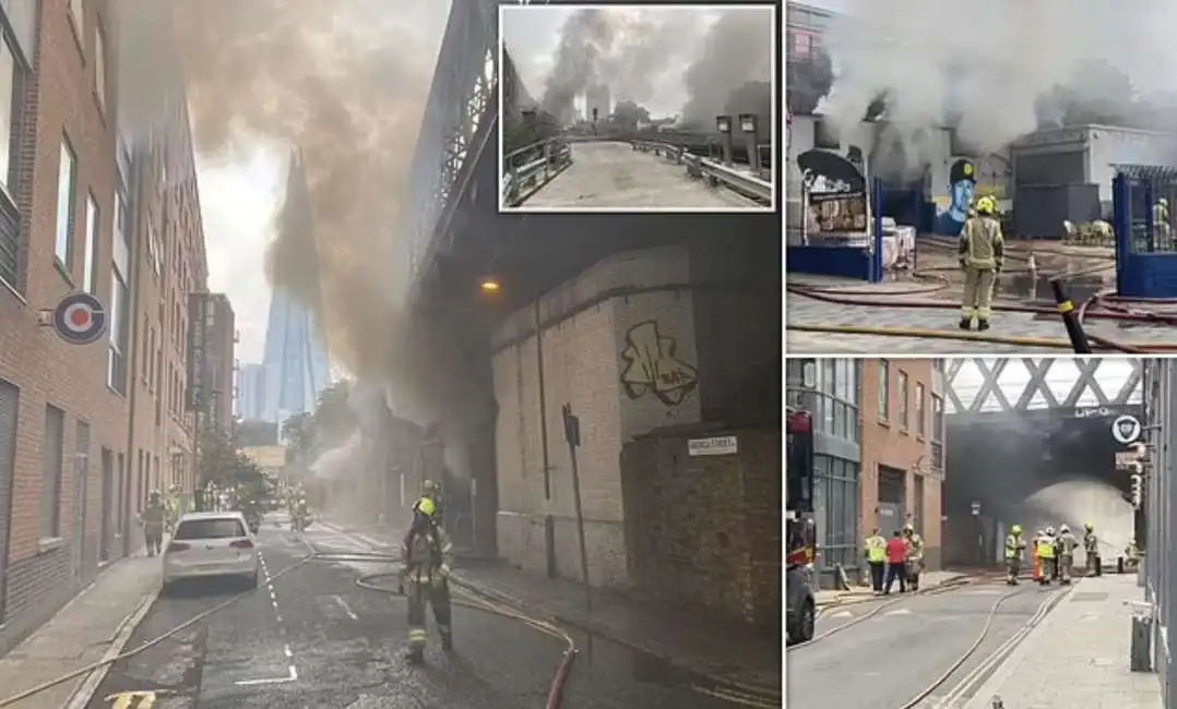 incendio londra london bridge 