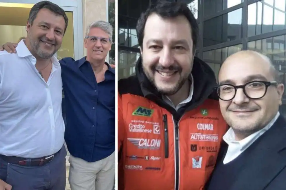 paolo petrecca matteo salvini gennaro sangiuliano 