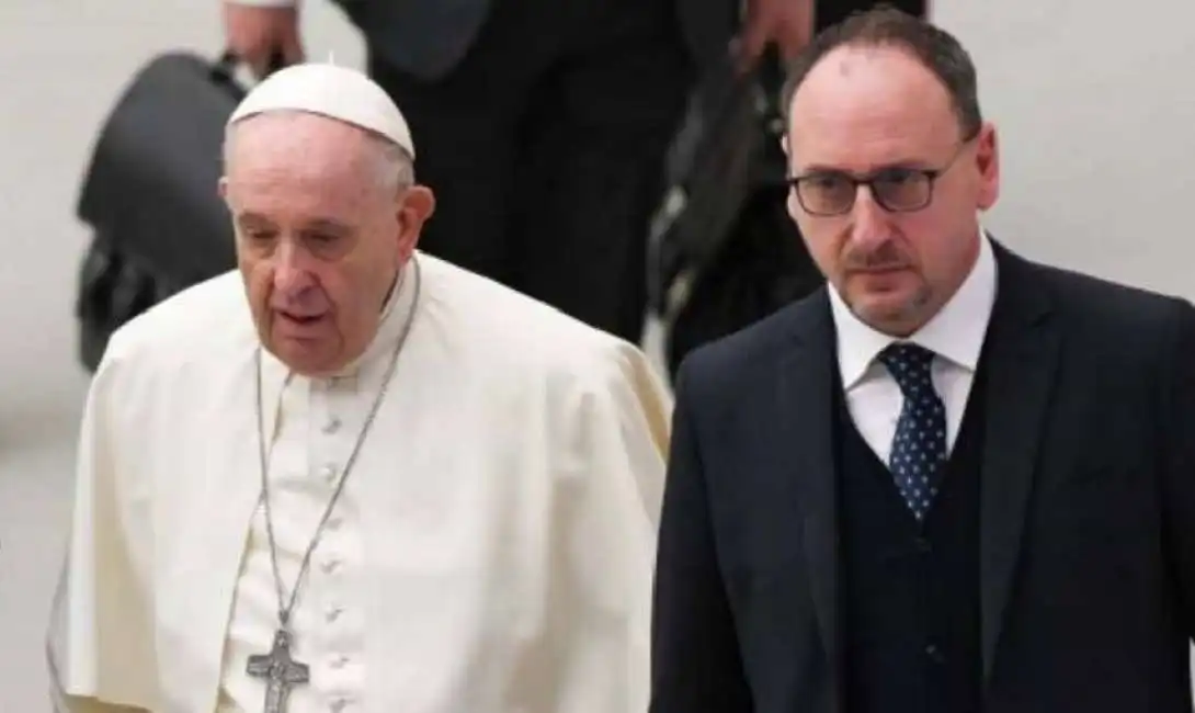 papa francesco e massimiliano strappetti