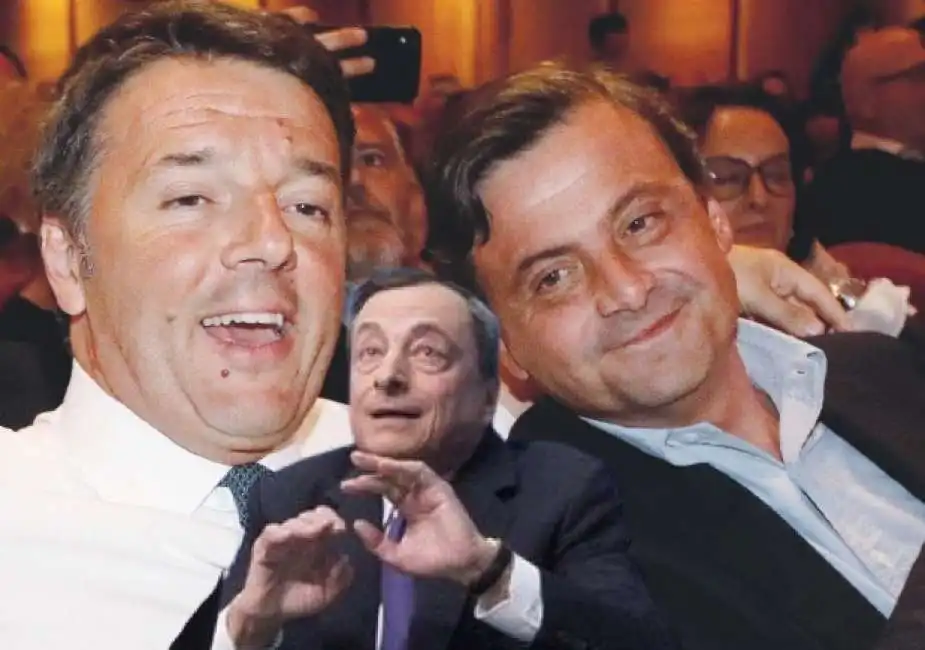 renzi calenda draghi