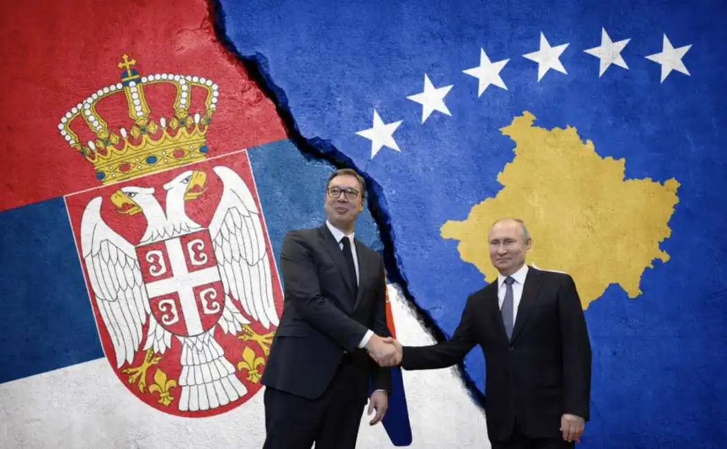  serbia kosovo. aleksandar vucic vladimir putin 