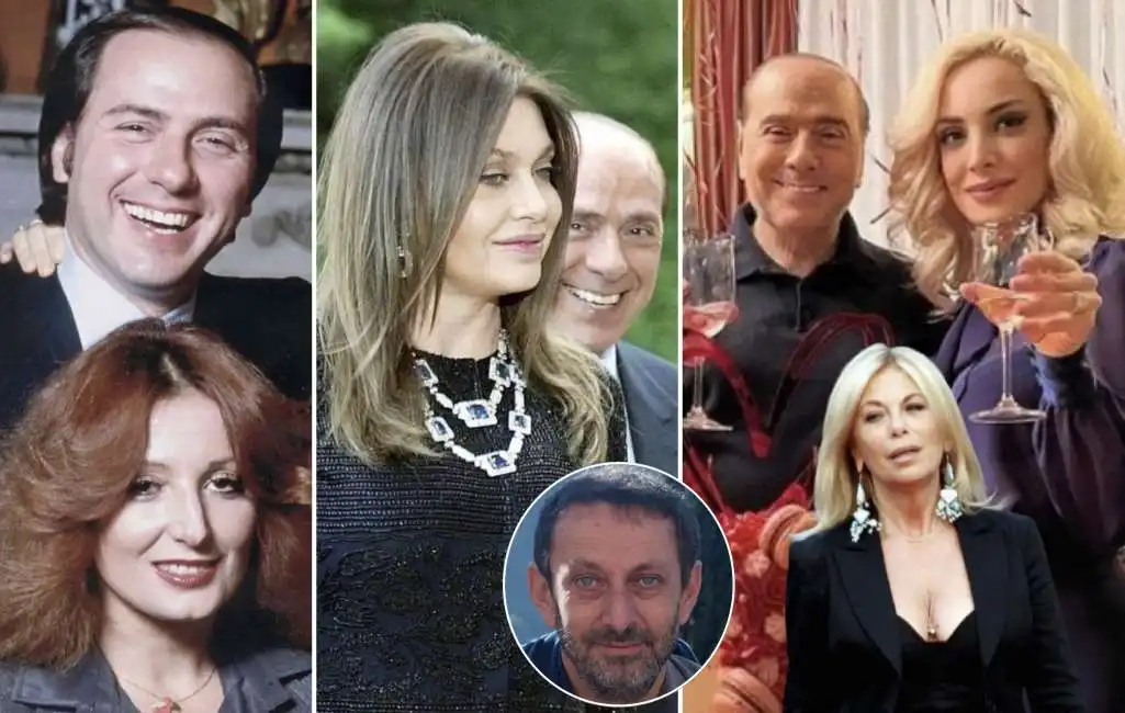 silvio berlusconi carla elvira lucia dall'oglio dalloglio veronica lario rita dalla chiesa marta fascina 