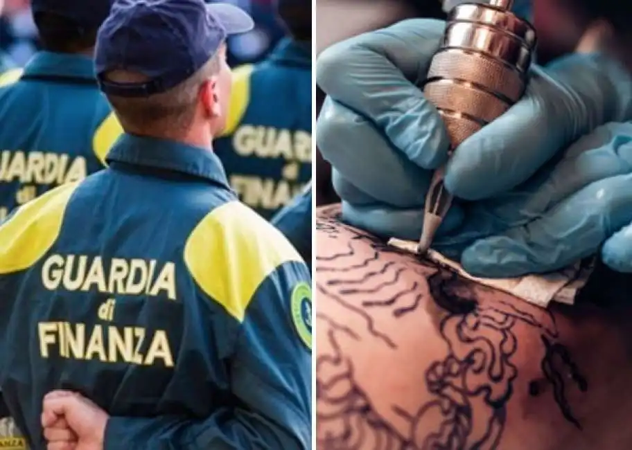 tatuaggi guardia di finanza